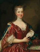 Alexis Simon Belle Portrait of Queen Marie Leszczynska Sweden oil painting artist